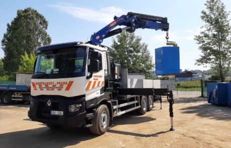 nákladní auto RENAULT s hydraulickou rukou Euro 6